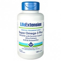 Super Ômega (Ácido Graxo Omega-3) Life Extension