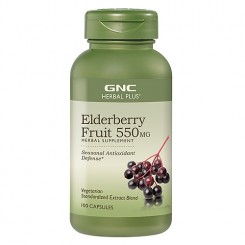 GNC Sabugueiro/Elderberry 550mg (Expectorante + Laxante)