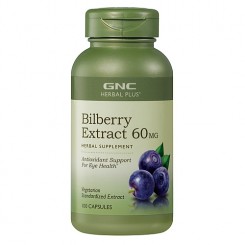 GNC Mirtilos/Bilberry Extrato 60mg (Saúde dos Olhos)