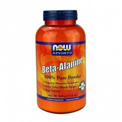 Beta-Alanina em Pó 500mg (Massa Muscular) NOW
