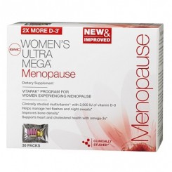 GNC Womens Ultra Mega Vitapak Menopause (Plano Nutricional p/ Menopausa) 